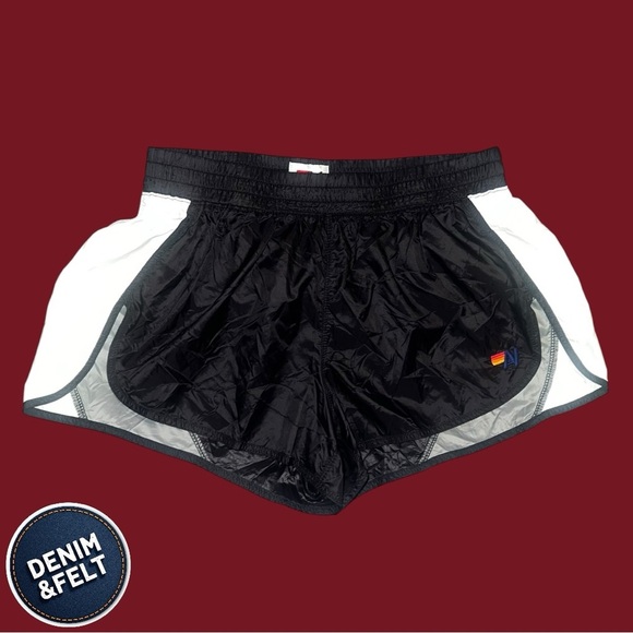 Aviator Nation Women’s Nylon Athletic Jogger Board Shorts | EUC!! 🖤🖤 - Picture 1 of 12